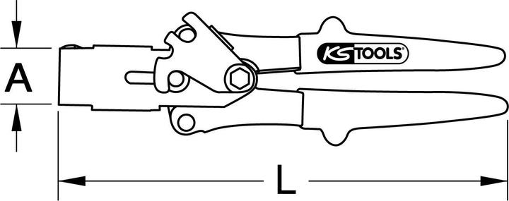 Image du produit KS Tools Pince à riveter les ancres (230 mm)