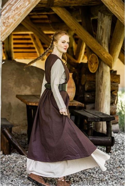 Image du produit Carbone Sur-robe médiévale Gerda, marron foncé (XL)
