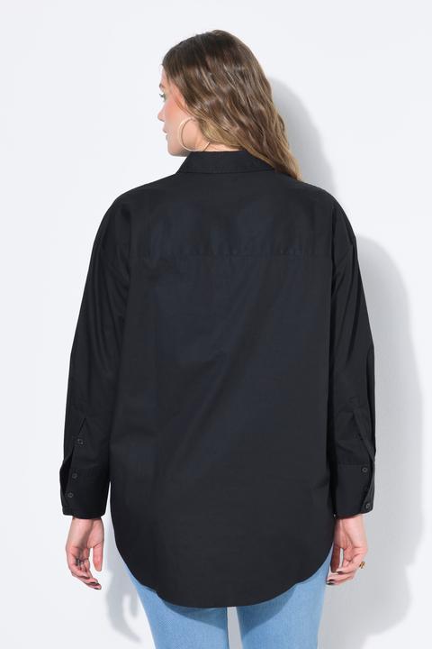 Produktbild Studio Untold Hemdbluse, oversized, Langarm mit Manschetten (58)