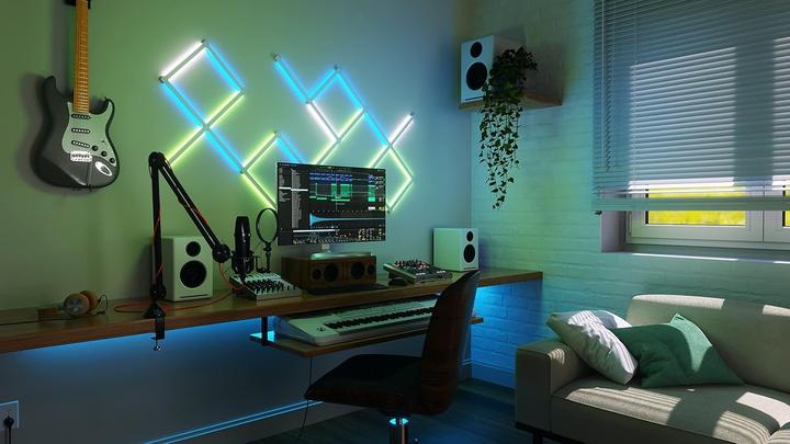 Image du produit Nanoleaf Set de démarrage Lines Squared (Multicolore, 252 cm, Intérieur)