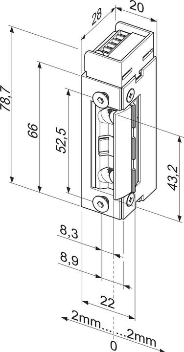 Actual product image effeff Fire protection electric strike 143 FaFix (Indoor, Outdoor)