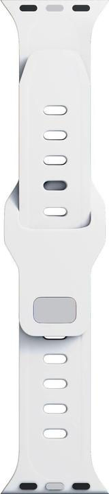Produktbild 3MK Silicone Watch Strap biały/white dla Apple Watch 42/44/45/49mm (Silikon, Edelstahl)
