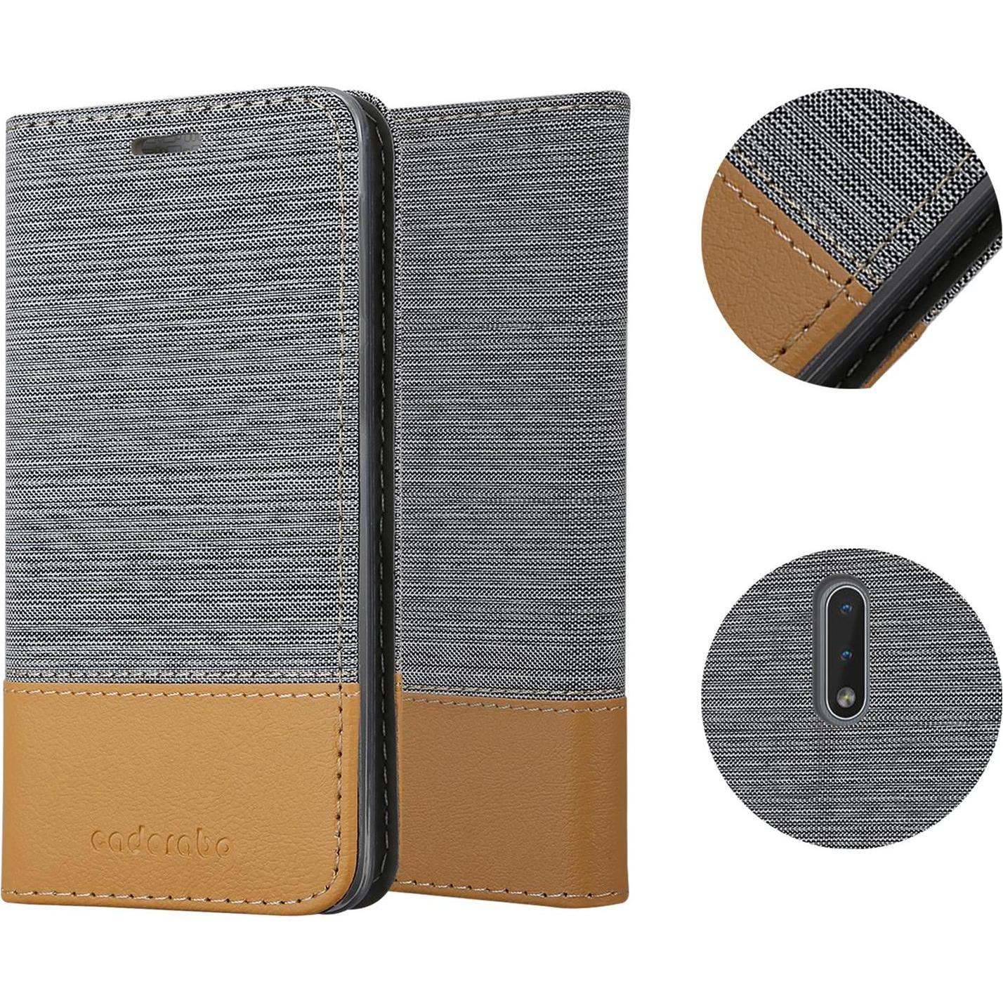 Thumbnail - Cadorabo Jeans Optik (Nokia 2.3), Smartphone Hülle, Grau, Braun
