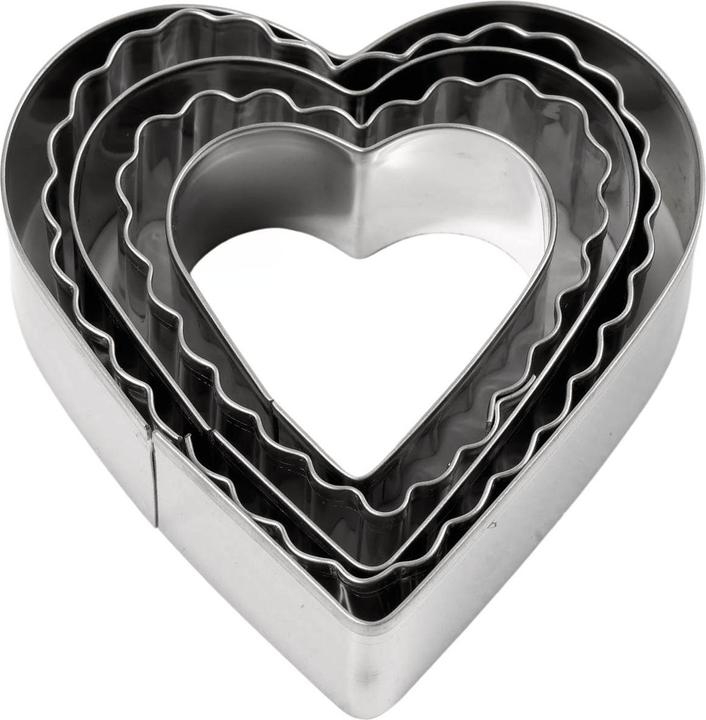 Actual product image Creativ Company cookie cutter heart 8 cm, 5 pieces
