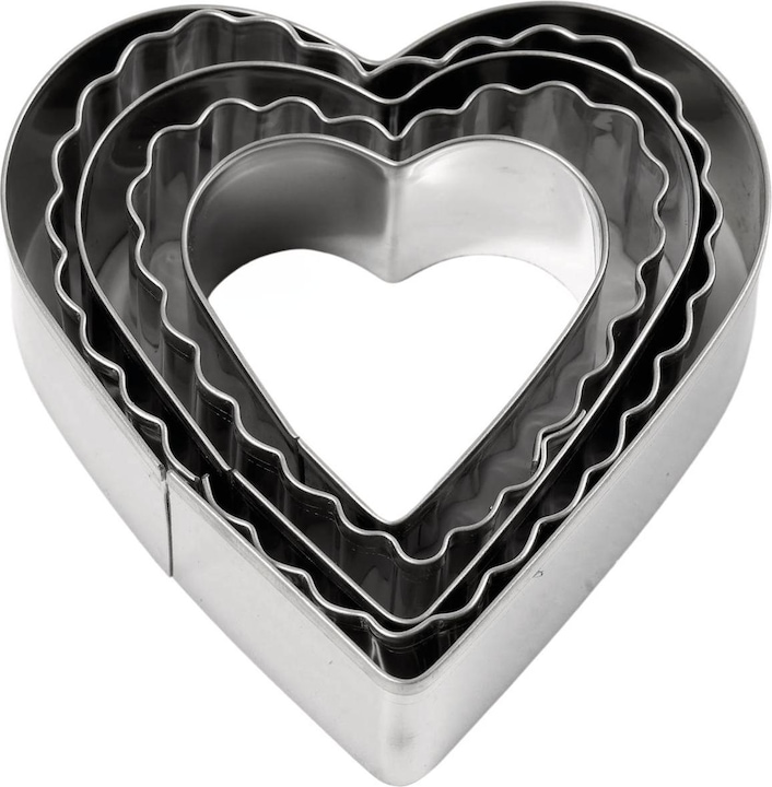 Image du produit Creativ Company coeur à l'emporte-pièce 8 cm, 5 pièces