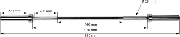 Image du produit Fitcom Barre d'haltère long