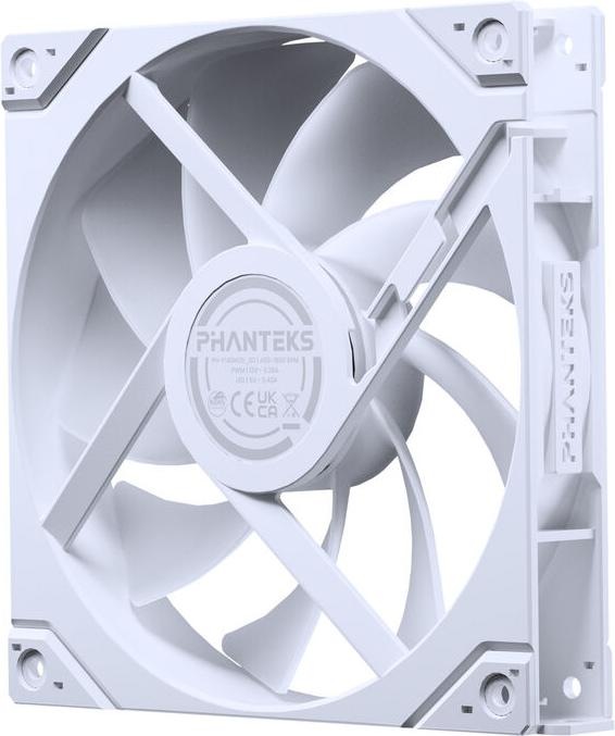 Actual product image Phanteks M25 Gen2 PWM D-RGB fan, 3-pack - 140mm, white (140 mm, 3 x)