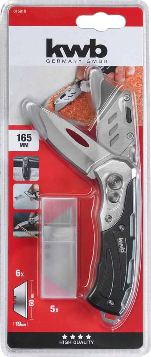Actual product image kwb Heavy utility knife (Cutters)