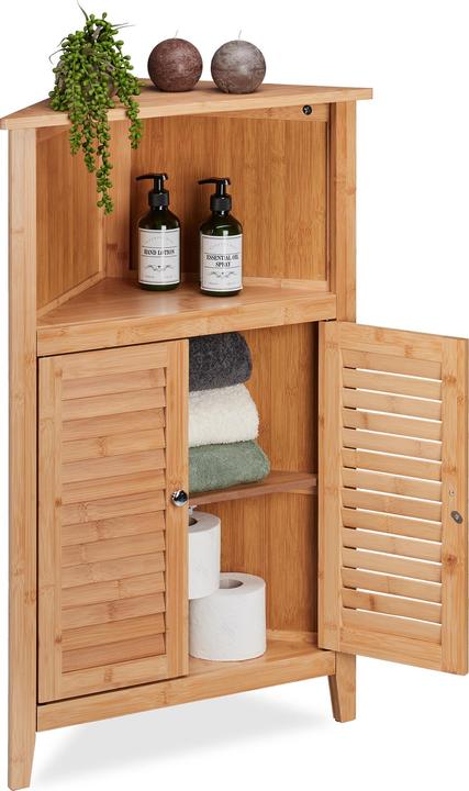 Relaxdays Eckschrank (58 x 30 x 92 cm)