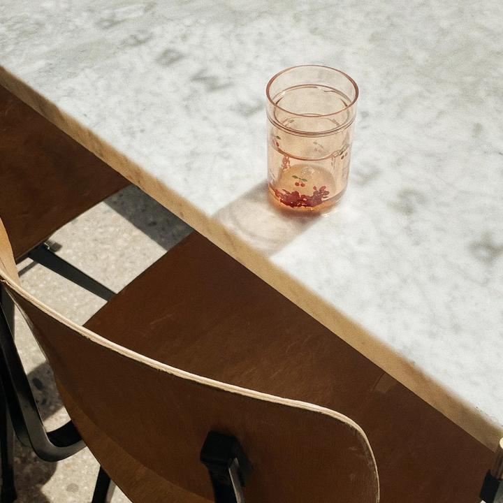 Actual product image Konges Slojd 2 pack glitter drinking cup cherry