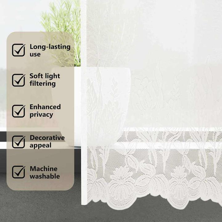 Actual product image vidaXL Spitzenvorhang