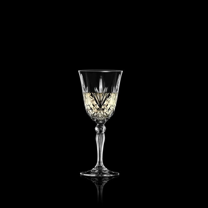 Produktbild Rcr Weinglas Melodia 6er Set (21 cl, 6 Gläser, Rotweingläser, Weissweingläser)