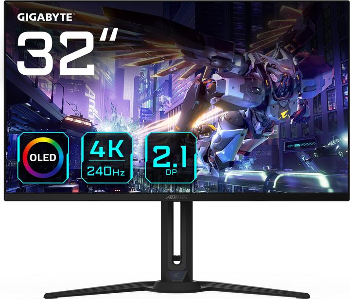 Actual product image Gigabyte Aorus FO32U2P (3840 x 2160 Pixels, 31.50")