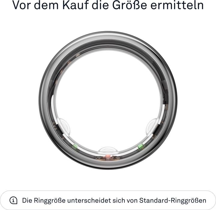 Actual product image Oura Ring Gen3 Horizon (7, Silver)
