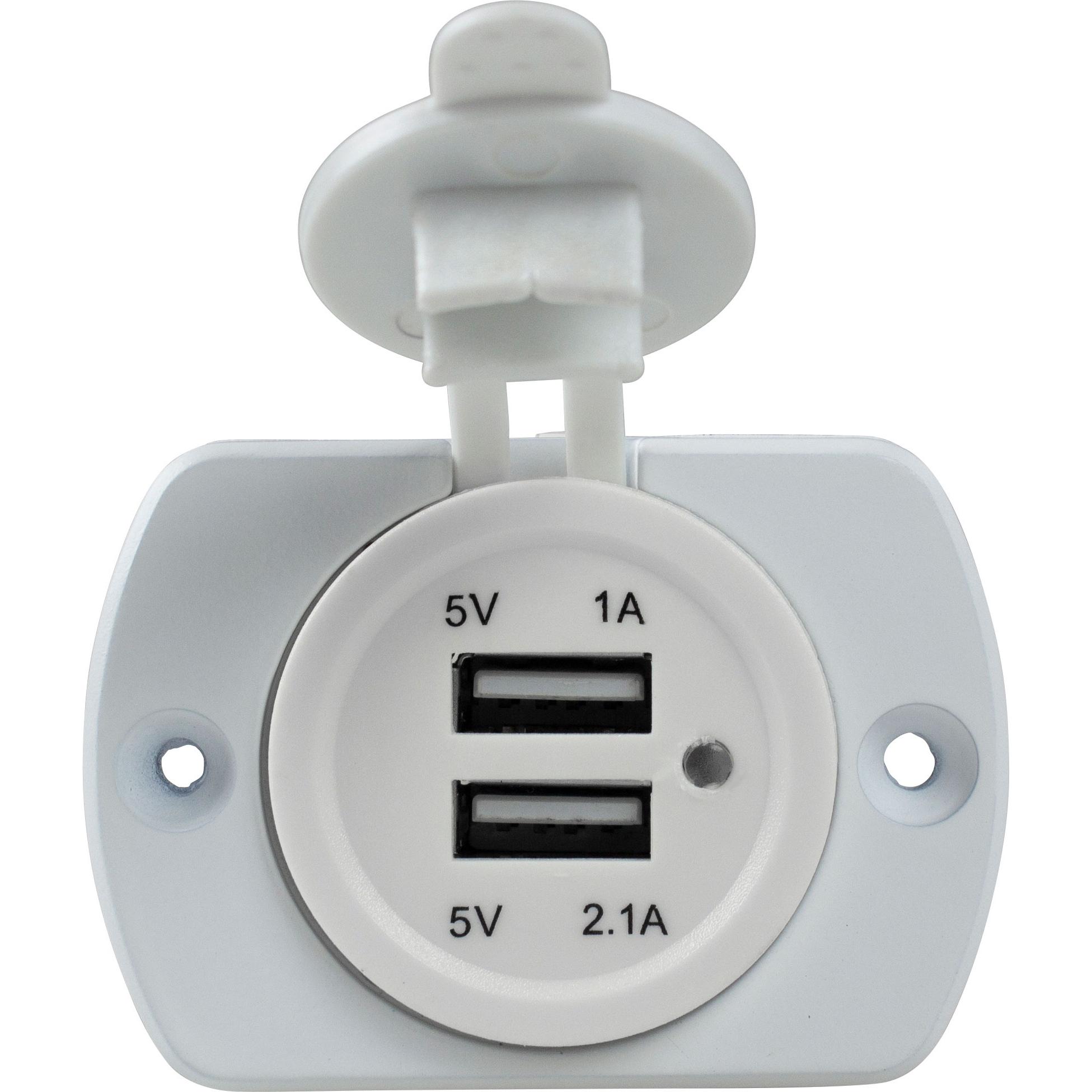 Thumbnail - As - Schwabe, Steckdose, USB Einbausteckdose mit zwei USB Ports