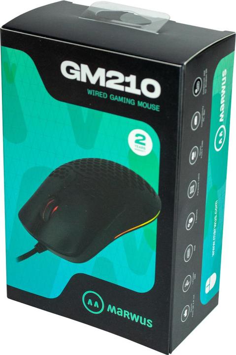 Actual product image Marwus GM210 wired optical (Cable)