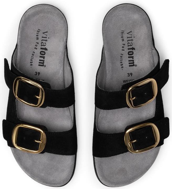 Actual product image Vitaform Pantolette Veloursleder Soft (43)