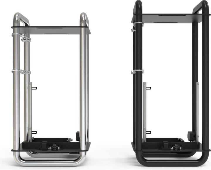 Productafbeelding Streacom DA6 Mini-ITX Behuizing - chroom (Diepe Mini-ITX, Mini-ITX)