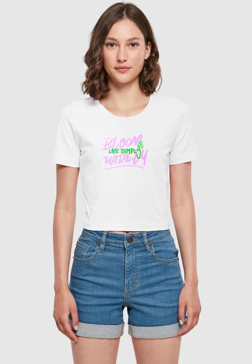 Produktbild Merchcode Ladies Bloom Widely Cropped Tee - 179711 (XS)