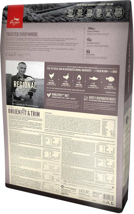 Image du produit Orijen Chien en forme et paré (Adulte, 1 pcs, 11400 g)