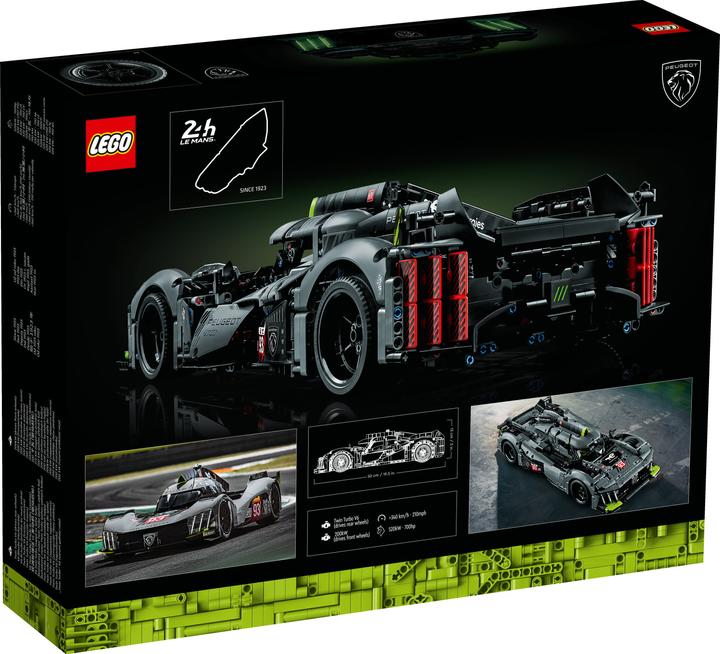 Produktbild LEGO Peugeot 9X8 24H Le Mans Hybrid Hypercar (42156, LEGO Technic)
