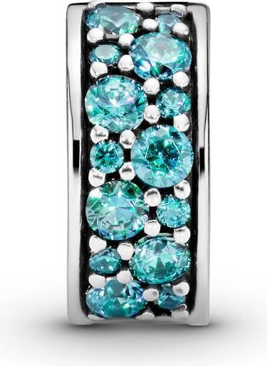 Image du produit Pandora Pavé turquoise brillant (Argent)