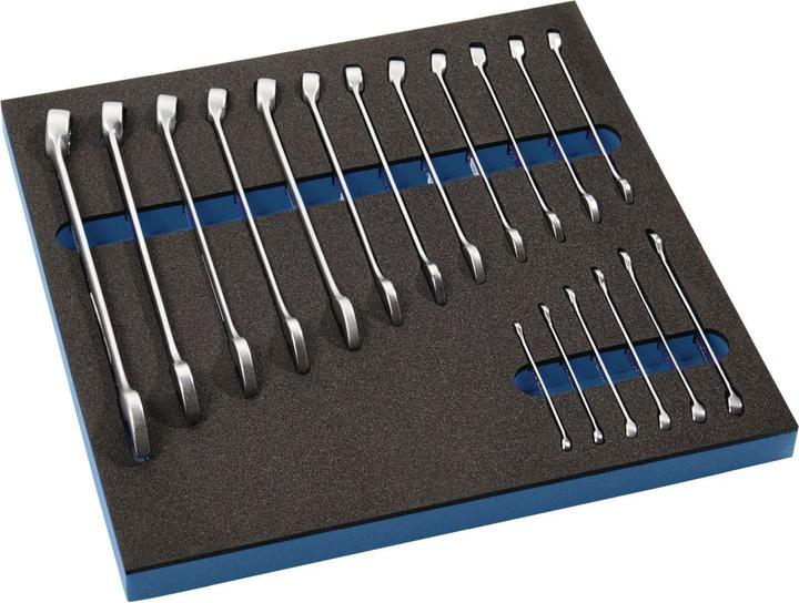 Tecwerk Werkzeugmodul 18-teilig 2/3-Modul Schlüsswelweiten 6-24 mm