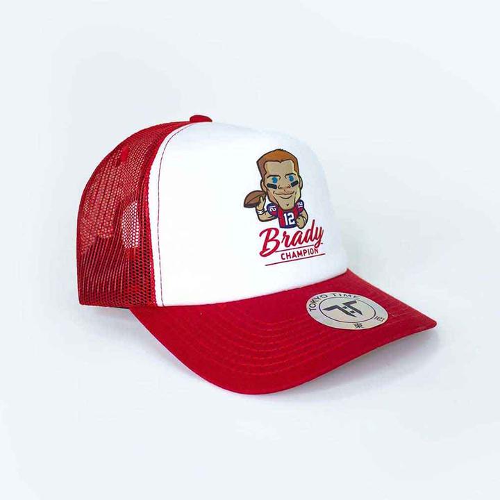 Tokyo Time Tom Brady NFLPA Emoji Mesh-Back Cap