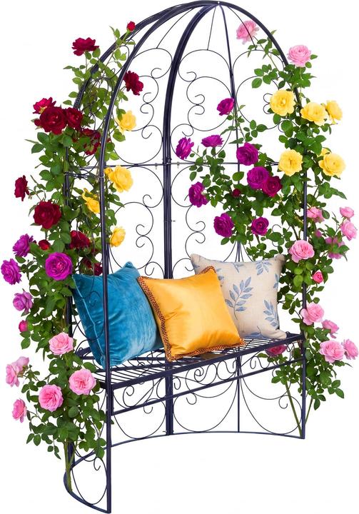 Produktbild Relaxdays Gartenbank Rankbogen