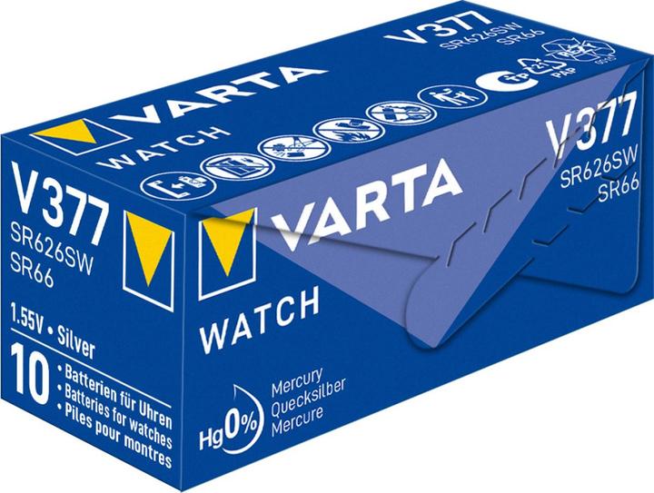 Produktbild Varta V377 (1 Stk., SR66, 27 mAh)