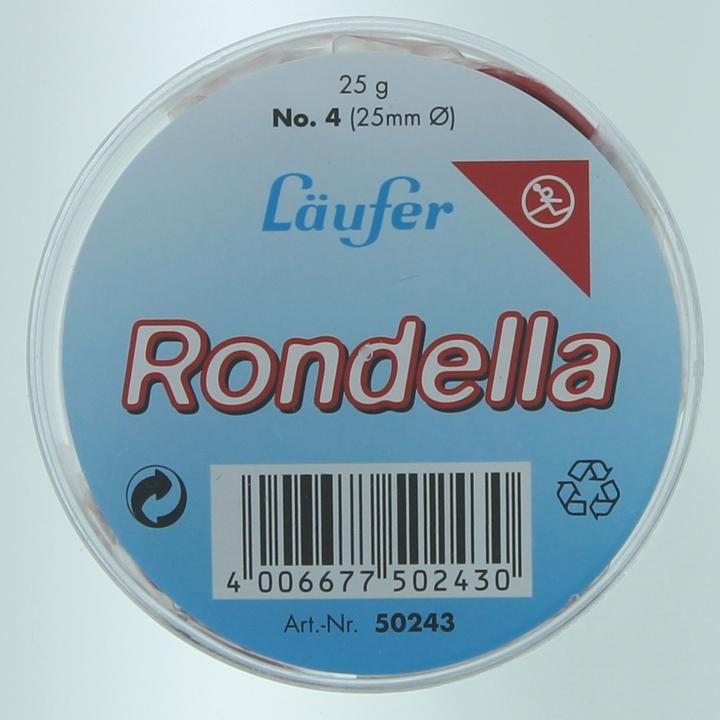Actual product image Läufer L "ufer rubber rings RONDELLA in tin, red, 25 mm, 25 g (1 pcs.)