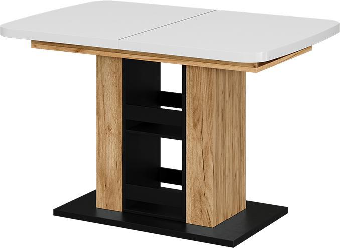 Vicco Dining table Fenaro, White/golden oak/Goldkraft oak, 120 x 80 cm (120 x 80 x 76 cm)
