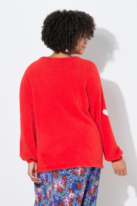 Produktbild Angel of Style Pullover, Straight Fit, Fancystrick, Ballonärmel (60)