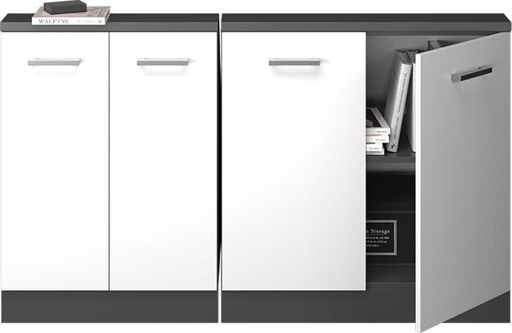 Produktbild Vicco Küchenschrank für Dachschrägen R-Line (140 x 46 x 81.60 cm)