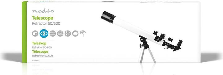 Actual product image Nedis Telescope| Aperture 50 mm| Focal length 600| Finderscope 5 x 24| max