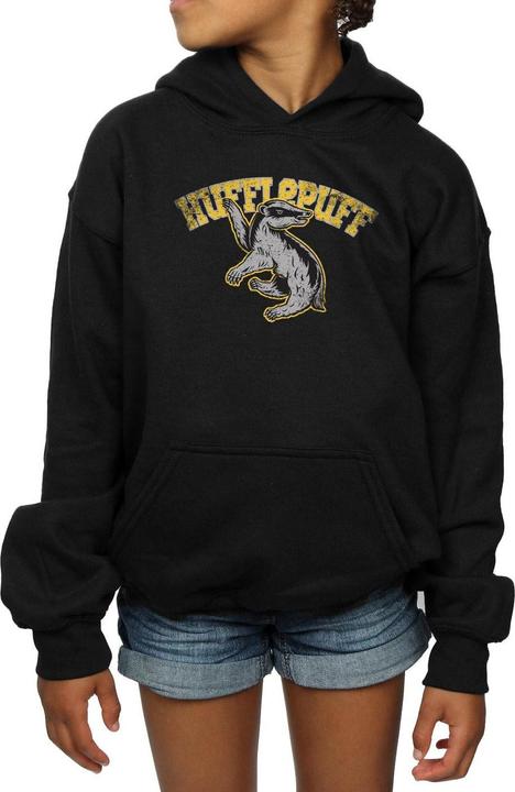 Produktbild Hufflepuff Sport Emblem Kapuzenpullover Mädchen (152, 158)
