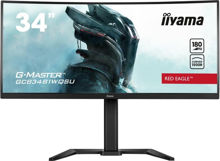 Actual product image iiyama G-Master GCB3481WQSU-B1 Red Eagle (3440 x 1440 pixels, 34")