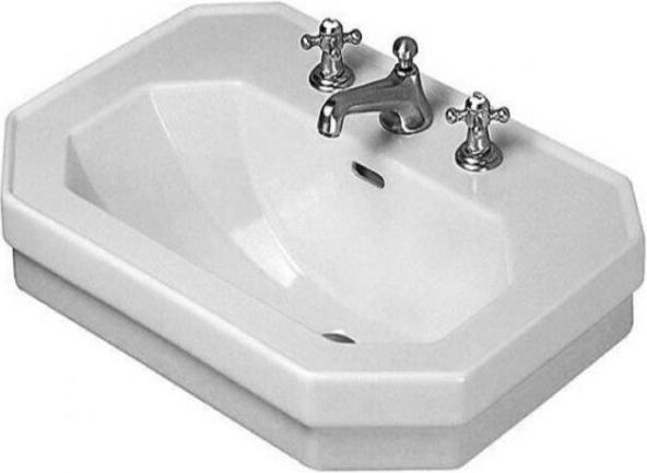Produktbild Duravit Waschtisch 1930 m ÜL HLB 1 Hahnloch 600x410mm weiss WG (41 cm, 60 cm)