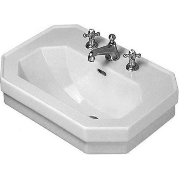 Thumbnail - Duravit, Waschbecken, Waschtisch 1930 m ÜL HLB 1 Hahnloch 600x410mm weiss (410 mm, 600 mm)