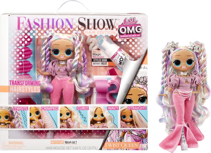 Actual product image L.O.L. Surprise! OMG Fashion Show Hair Edition - Twist Queen