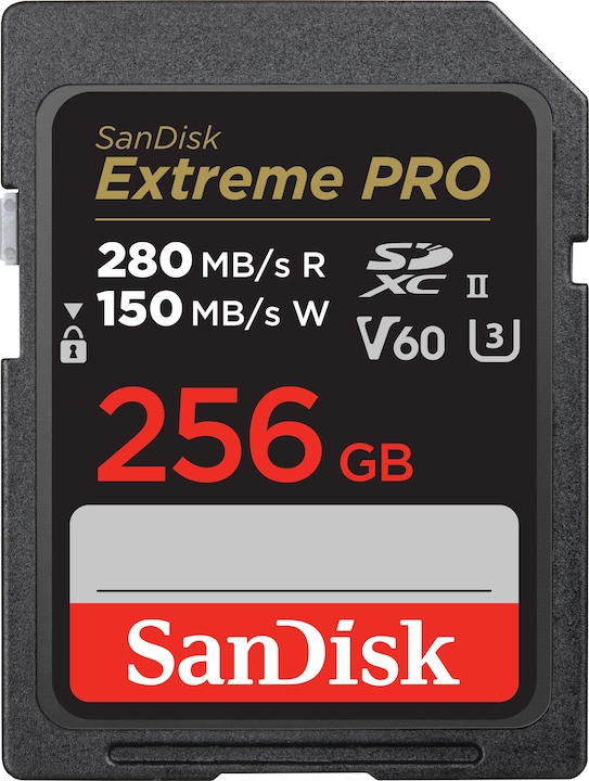SanDisk Extreme PRO UHS-II V60 (256 GB, SDXC, U3, UHS-II)