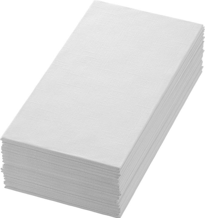 Actual product image Duni Serviet Dunilin 48x48 cm 1/8-falset Hvid,6 pk x 36 stk/krt