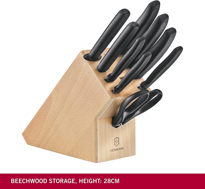 Image du produit Victorinox Bloc à couteaux Swiss Classic, 9 pièces