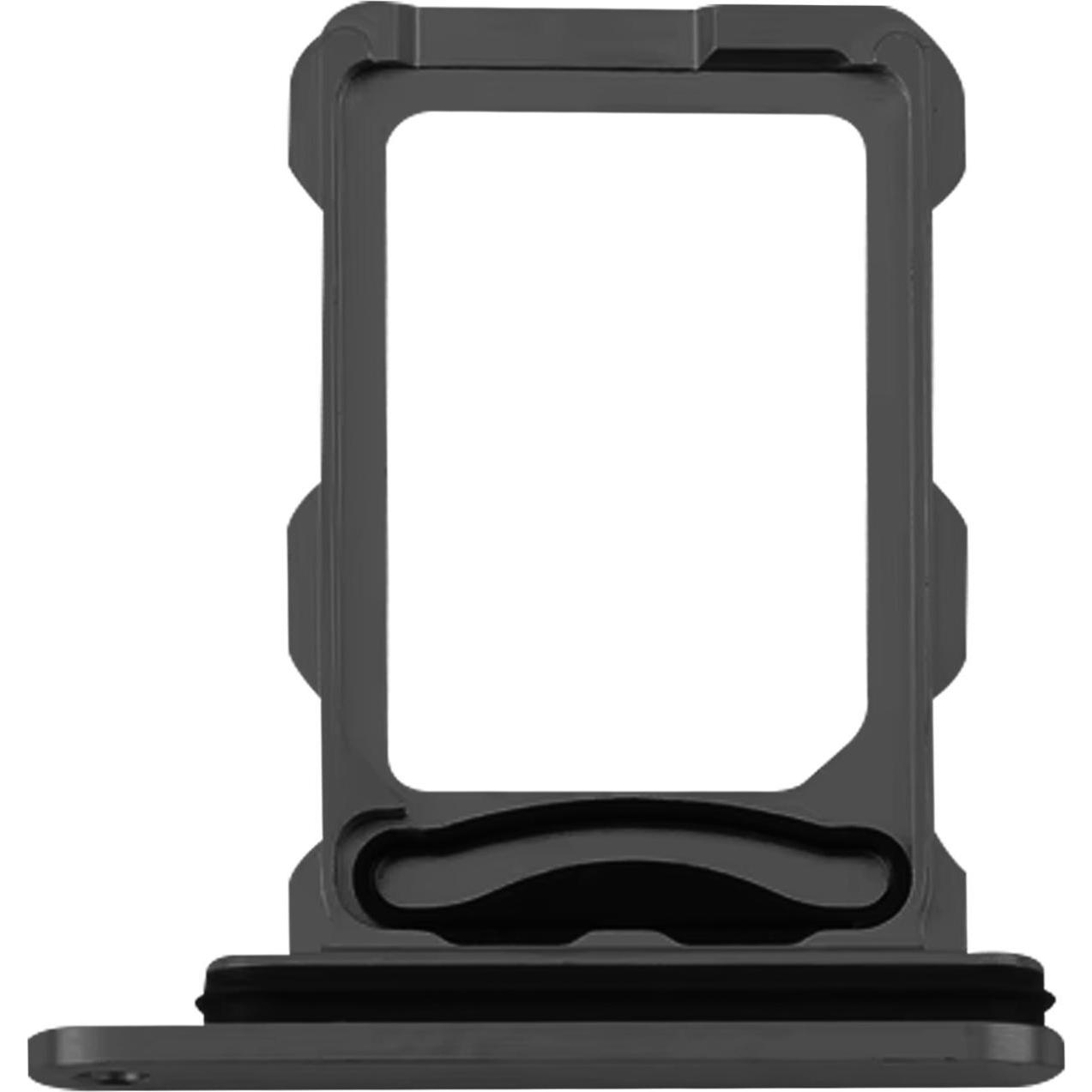 Clappio SIM-Kartenhalter Ersatzteil (iPhone 16 Pro Max), Mobilgerät Ersatzteile, Schwarz