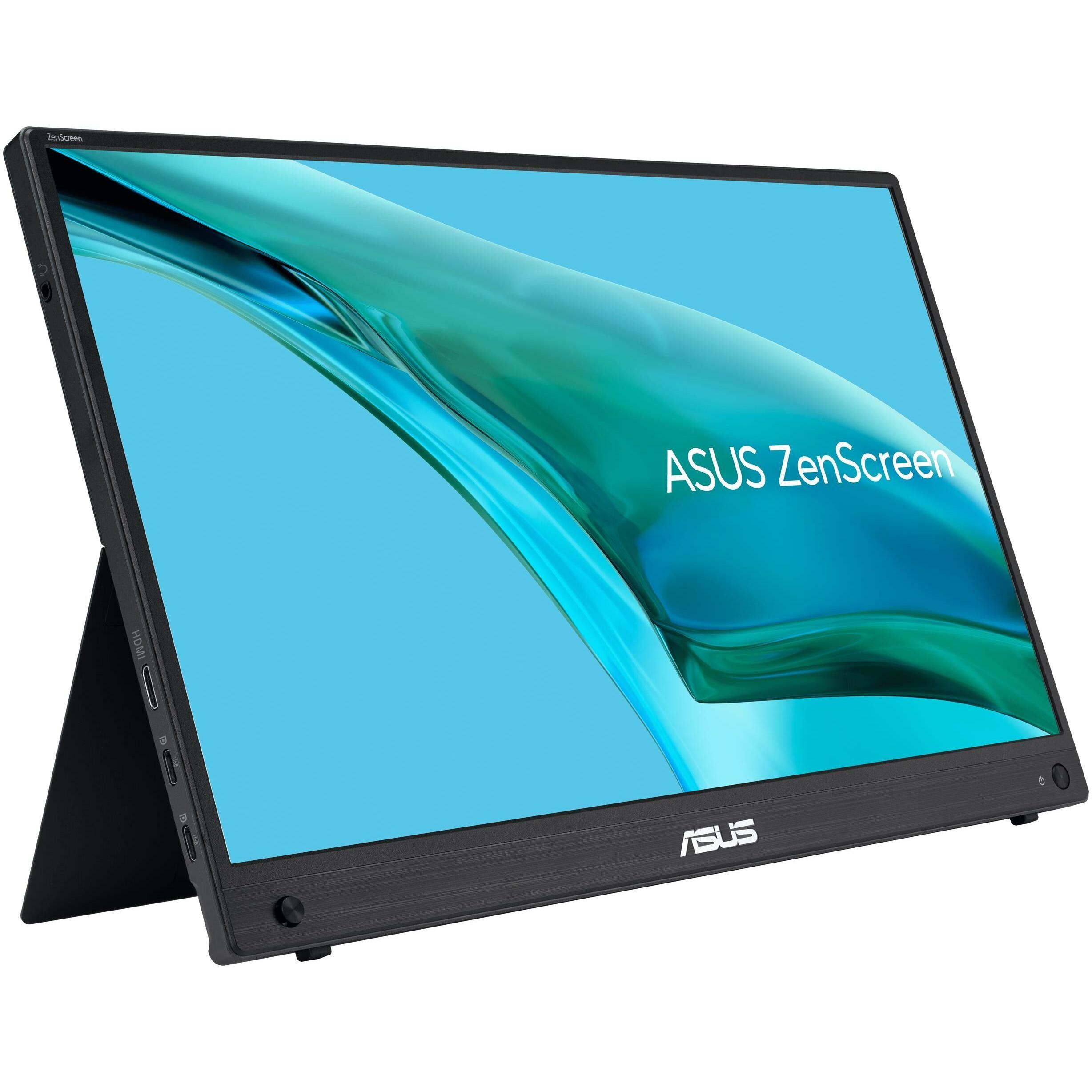 ASUS ZenScreen MB16AHG (1920 x 1080 Pixel, 15.60"), Monitor, Schwarz