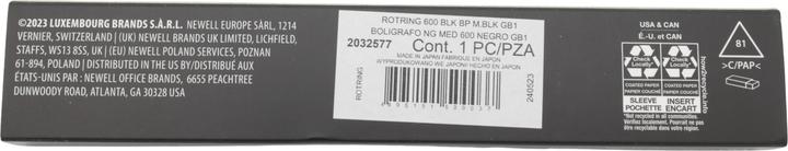 Produktbild Rotring Kugelschreiber 600 Juodas, M-Juodas Geschenkbox (Schwarz, 1 x)