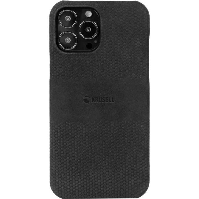 Thumbnail - Krusell Leather Cover Apple iPhone 13 Pro black (62401) (Apple iPhone 13 Pro), Smartphone Hülle, Schwarz