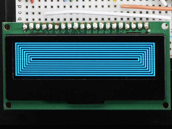 Actual product image Adafruit Monochrome 2.3" 128x32 OLED Graphic Display Module (Display)