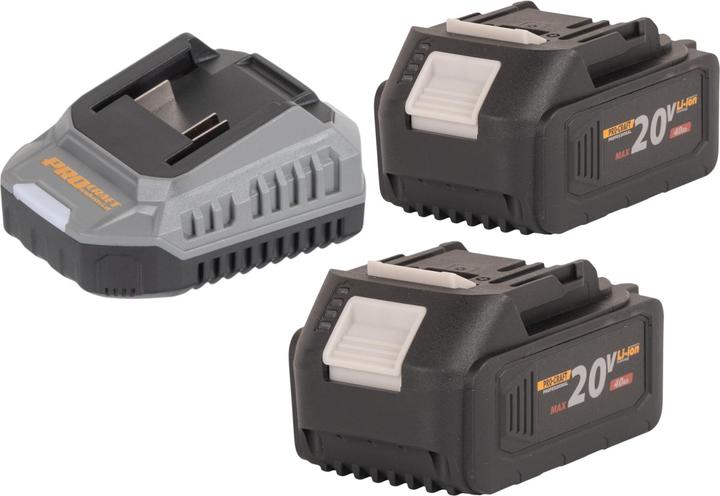 Produktbild Procraft PA18ProBL-BB Akku Schlagbohrschrauber 20 V 180 Nm Brushless + 2x Akku 4,0 Ah + Ladegerät (Schlagbohrschrauber)