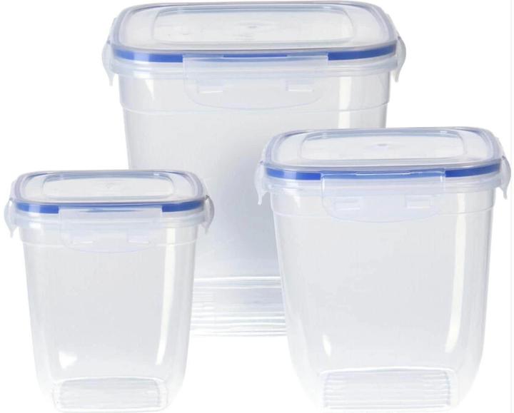 Furber Vorratsdosen, 3er-Set, 1100/1950/3250ml (1.10 l)